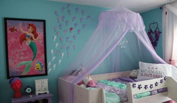 Little Mermaid Disney bedroom idea