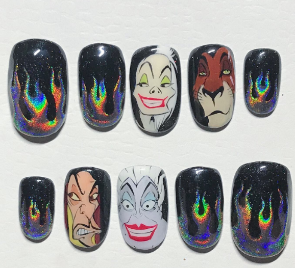 disney press on nails