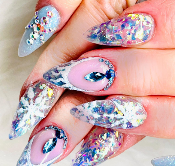 Disney frozen nails