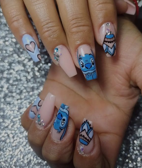 stitch nails 