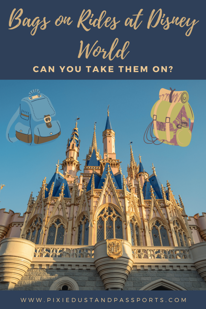 can you take bags on rides at disney world