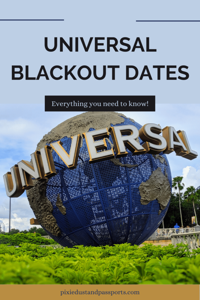 Universal Blackout Dates (Updated For 2025!)